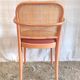 Curved wooden armchair model 811 by J. Hoffmann – late edition XXth
