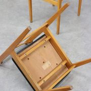 Vintage Chairs in style of Gio Ponti, 1970, set of 4