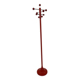 Vintage 80s red coat rack