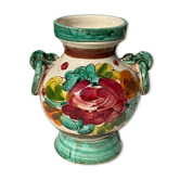 Hand-painted ceramic vase