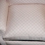 Two-Seater Sofa from Country House with Cushioned Pillows, England