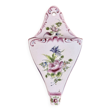 Bouquet holder in Clamecy earthenware