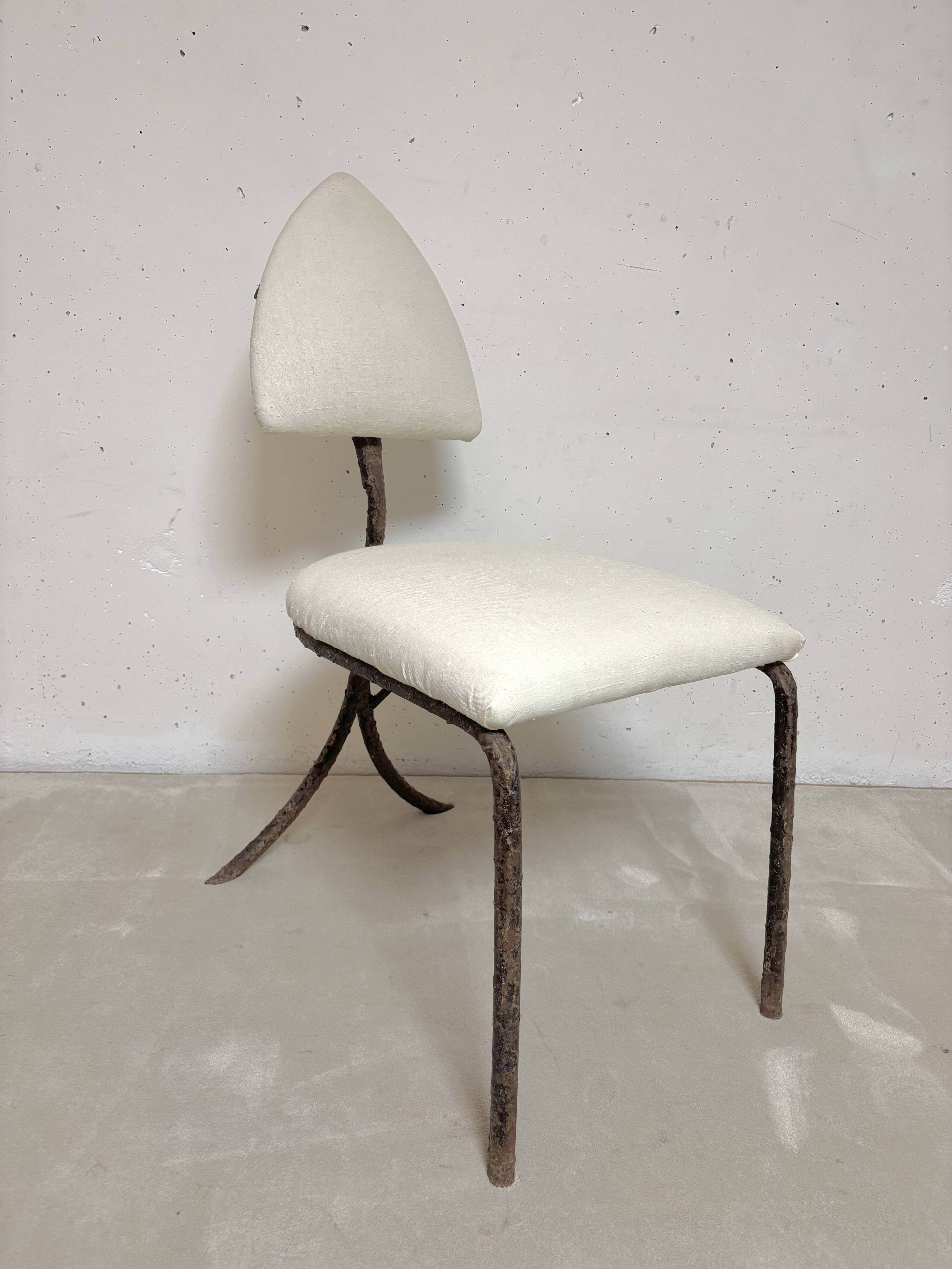 Artist's chair, wrought iron 1980