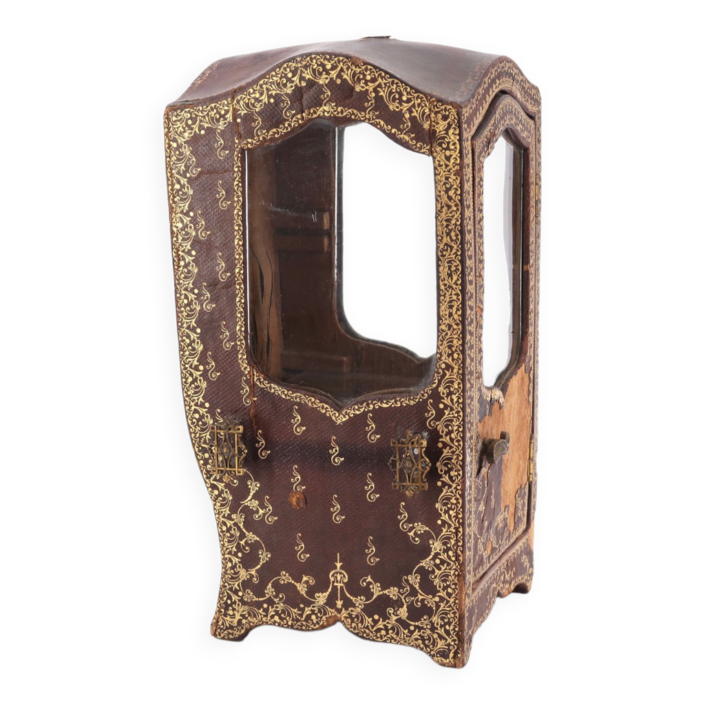 Vitrine Collection Bambou 3 Faces Transparentes - Anti-Poussière | Pour Figurines & Objets