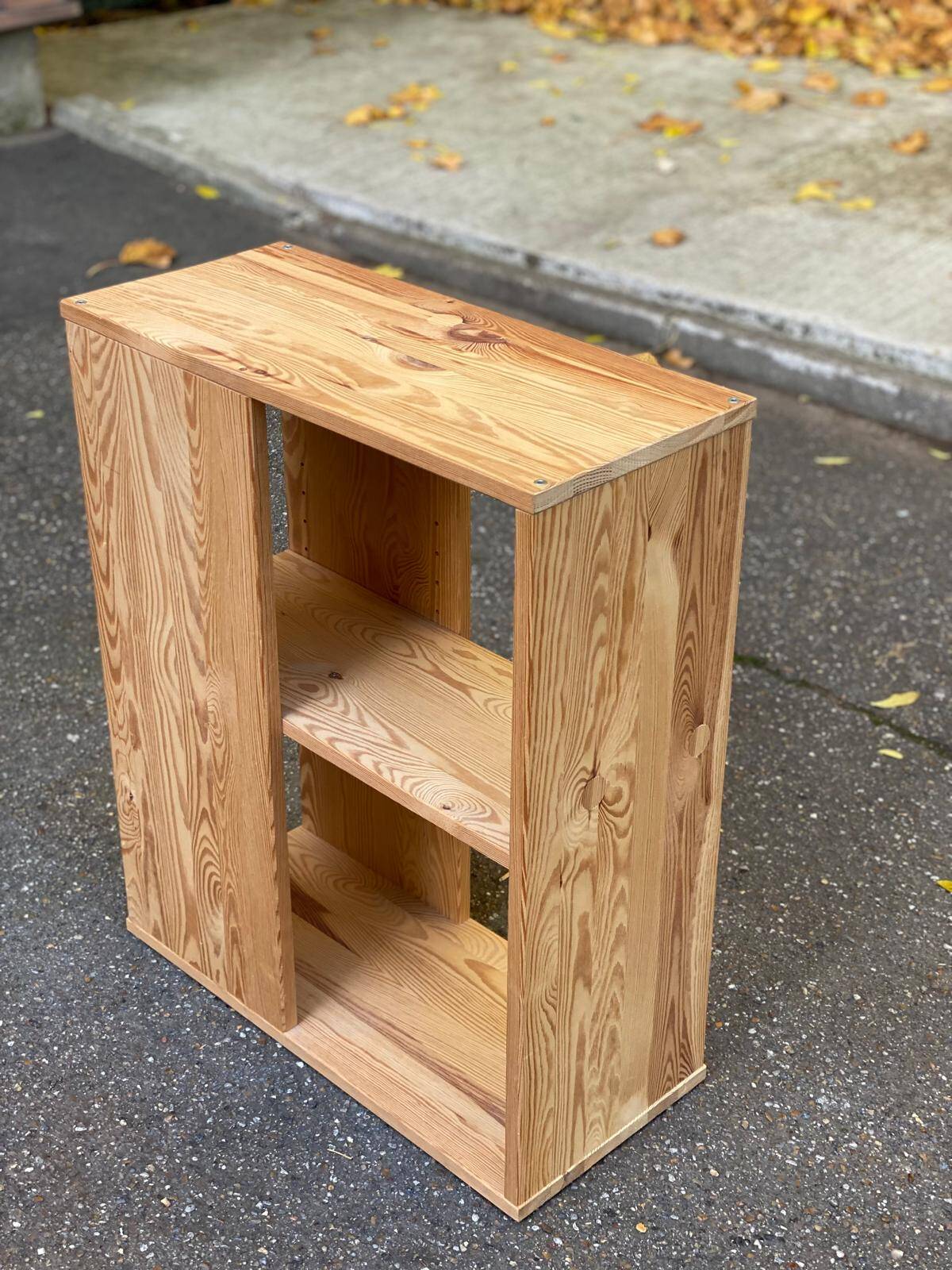 Scandinavian solid wood shelf, 1980