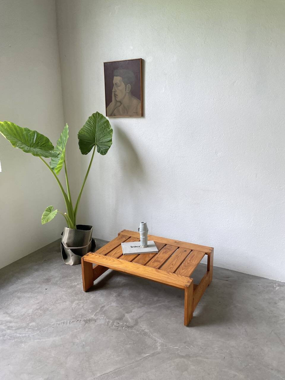 70s pine table regain