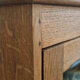 Oak display case from the early 20th century