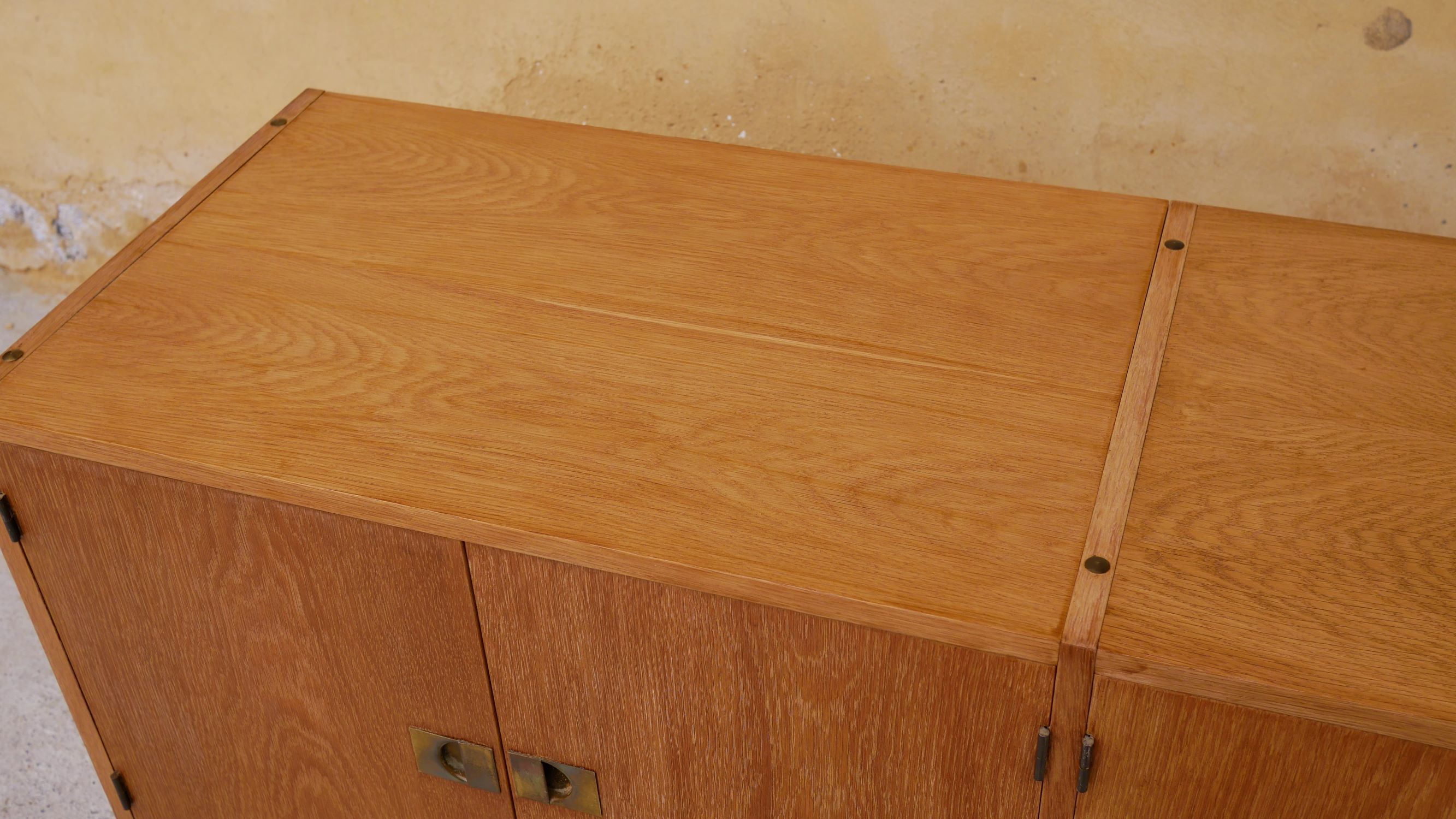 Vintage sideboard by René-Jean Caillette for Charron editions