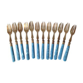 Lot of 12 dessert forks
