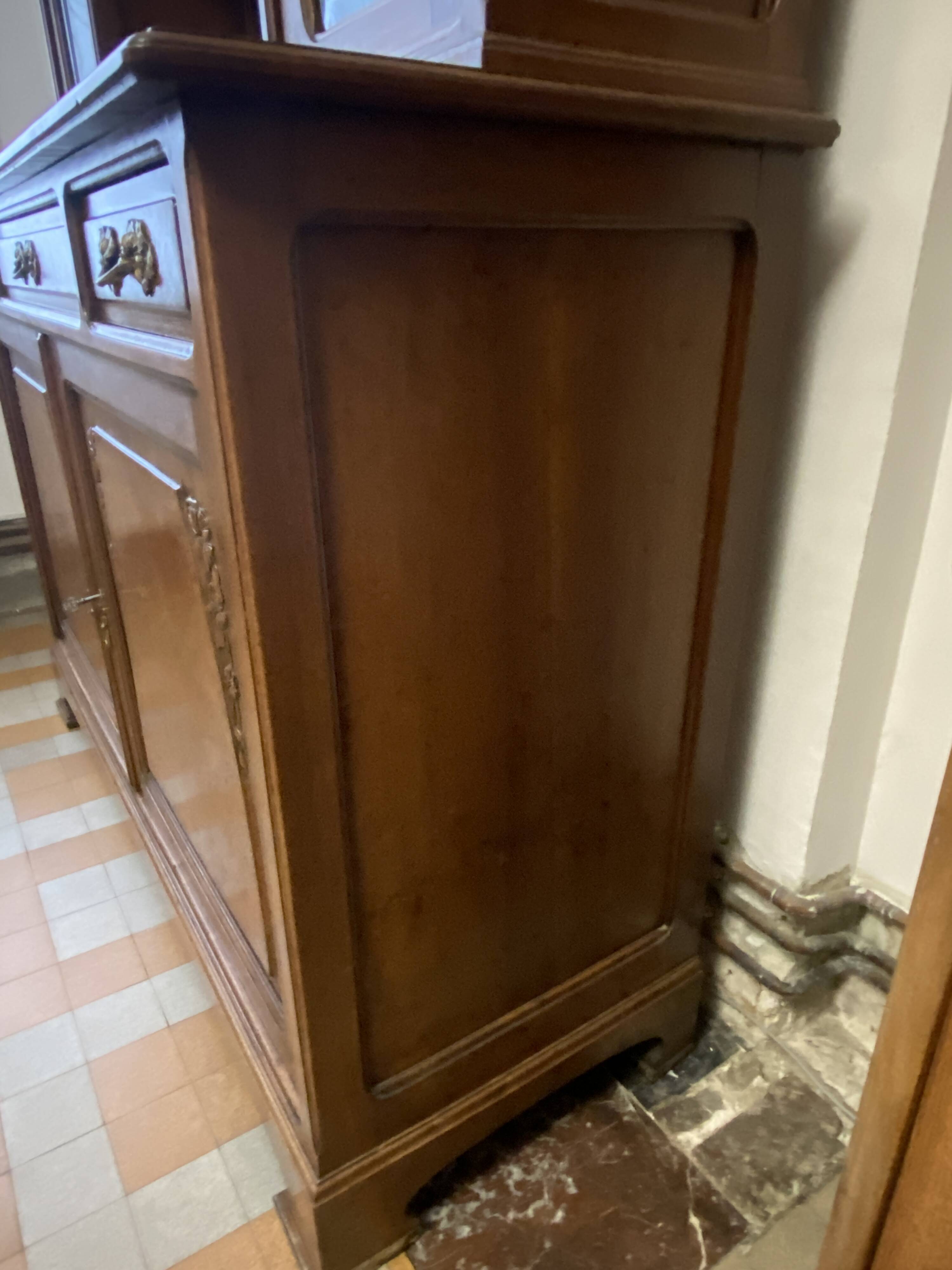 Mahogany china cabinet