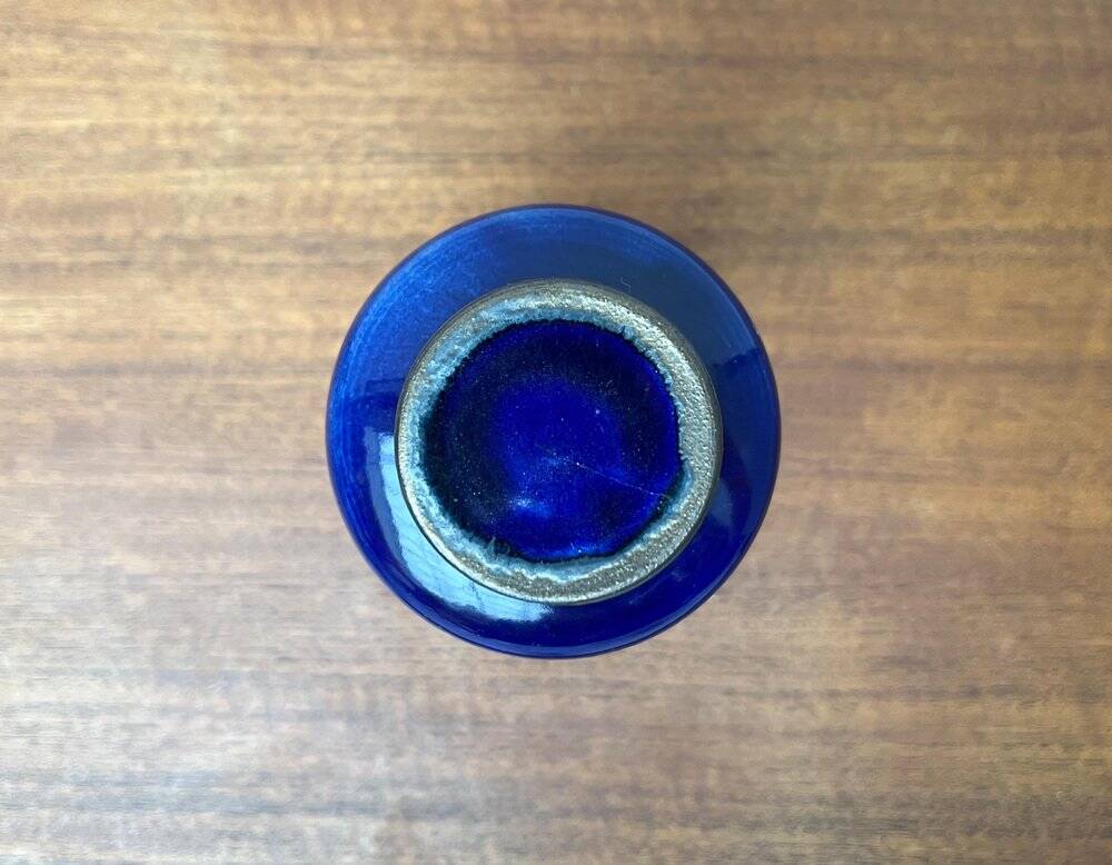 Mid-century German studio pottery bottle vase with lid by Cornelsen Kindermann, 1960s.