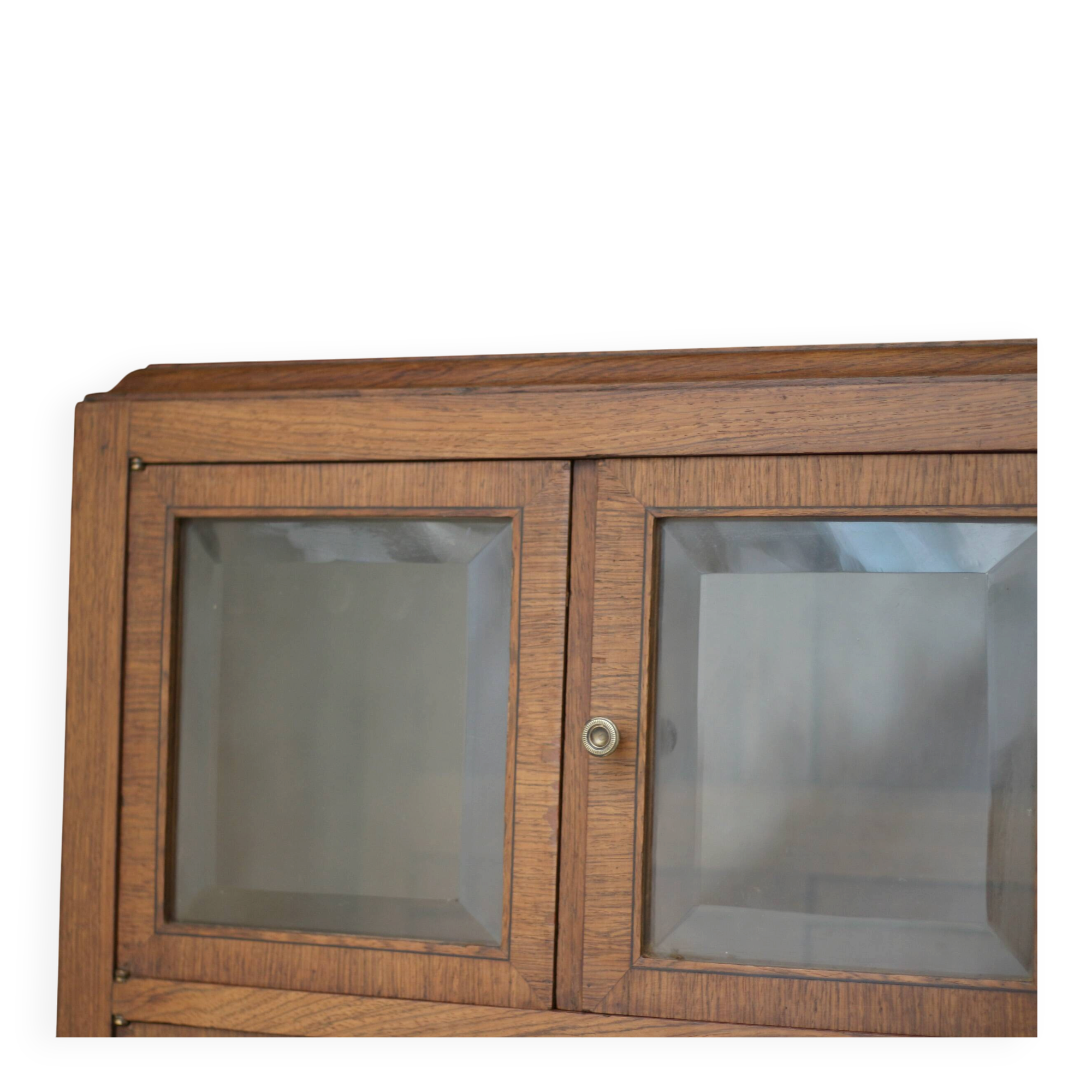 Superb Art Deco storage unit in veneer (circa 1920)