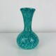 Vintage green/blue blown glass vase