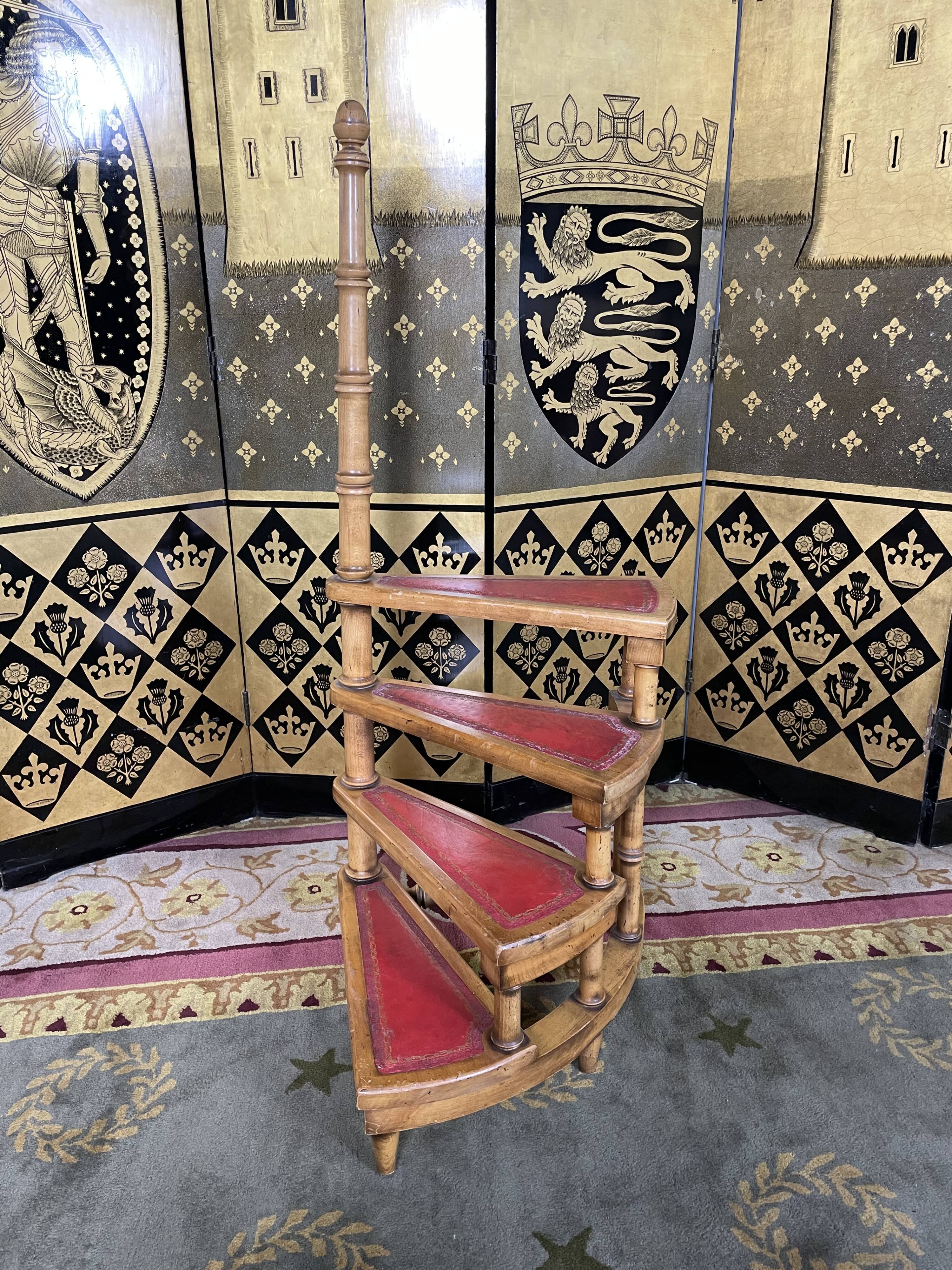 Stepladder, English library staircase