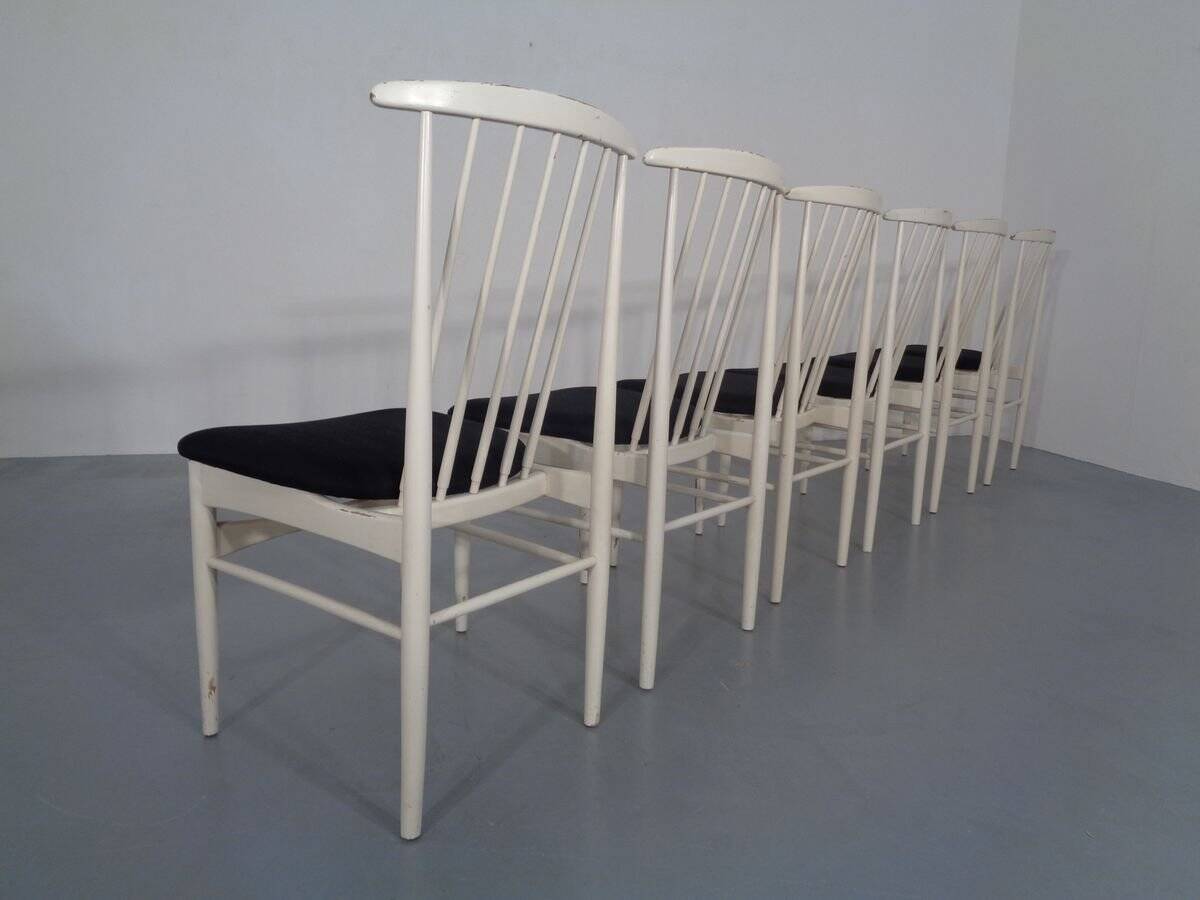 Dining chairs, 1960s, set of 6