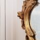 Miroir biseauté et bois doré