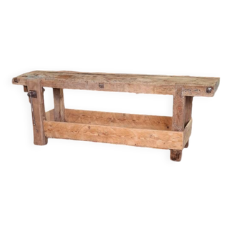 Établi ancien de menuiserie