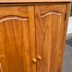 Solid wood chest of drawers from the 1980s.
