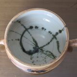 "Pottery of the Dove" dish in sandstone 50 60s