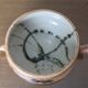 Plat " Poterie de la Colombe " en grès années 50 60