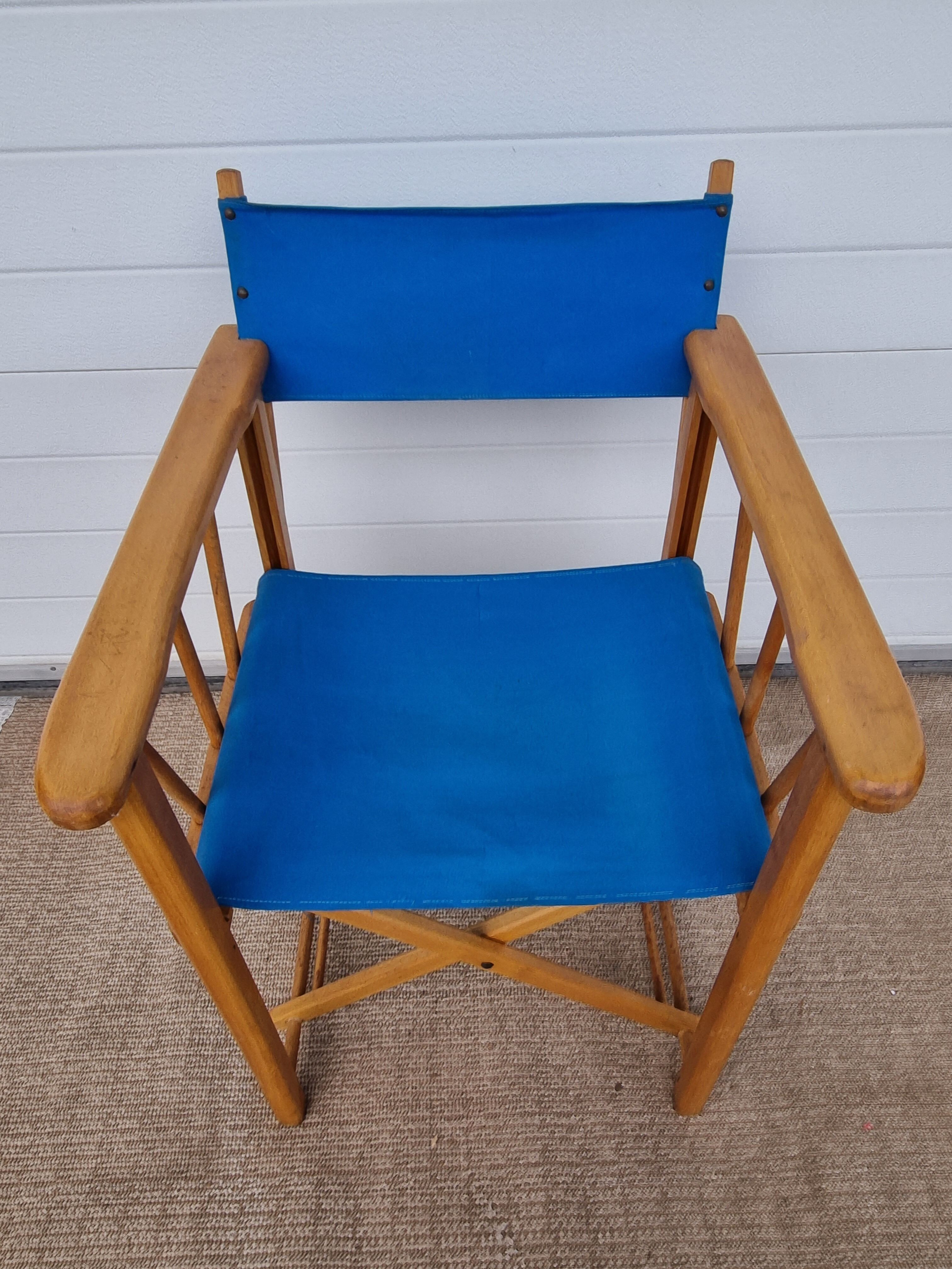 5 Old Folding Chairs from Garden 50 60