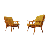 Paire de fauteuils modèle Boomerang par Antonin Suman 1960, Ton Bystřice