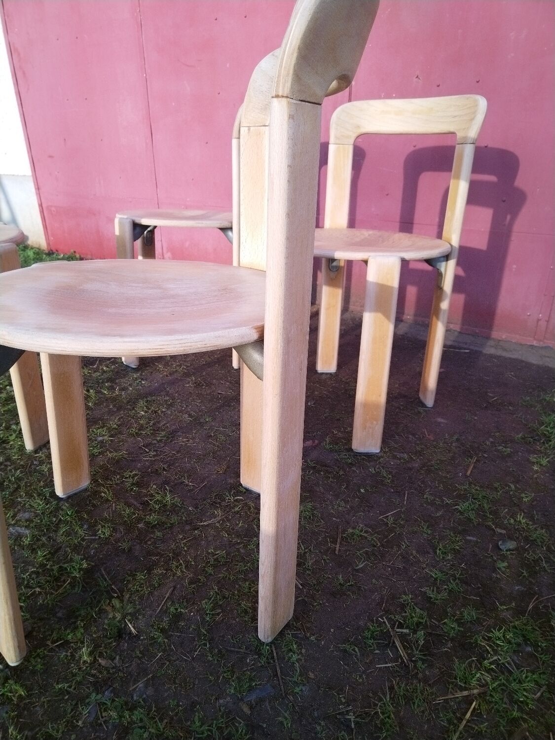 Living set with 4 chairs and a coffee table Bruno Rey