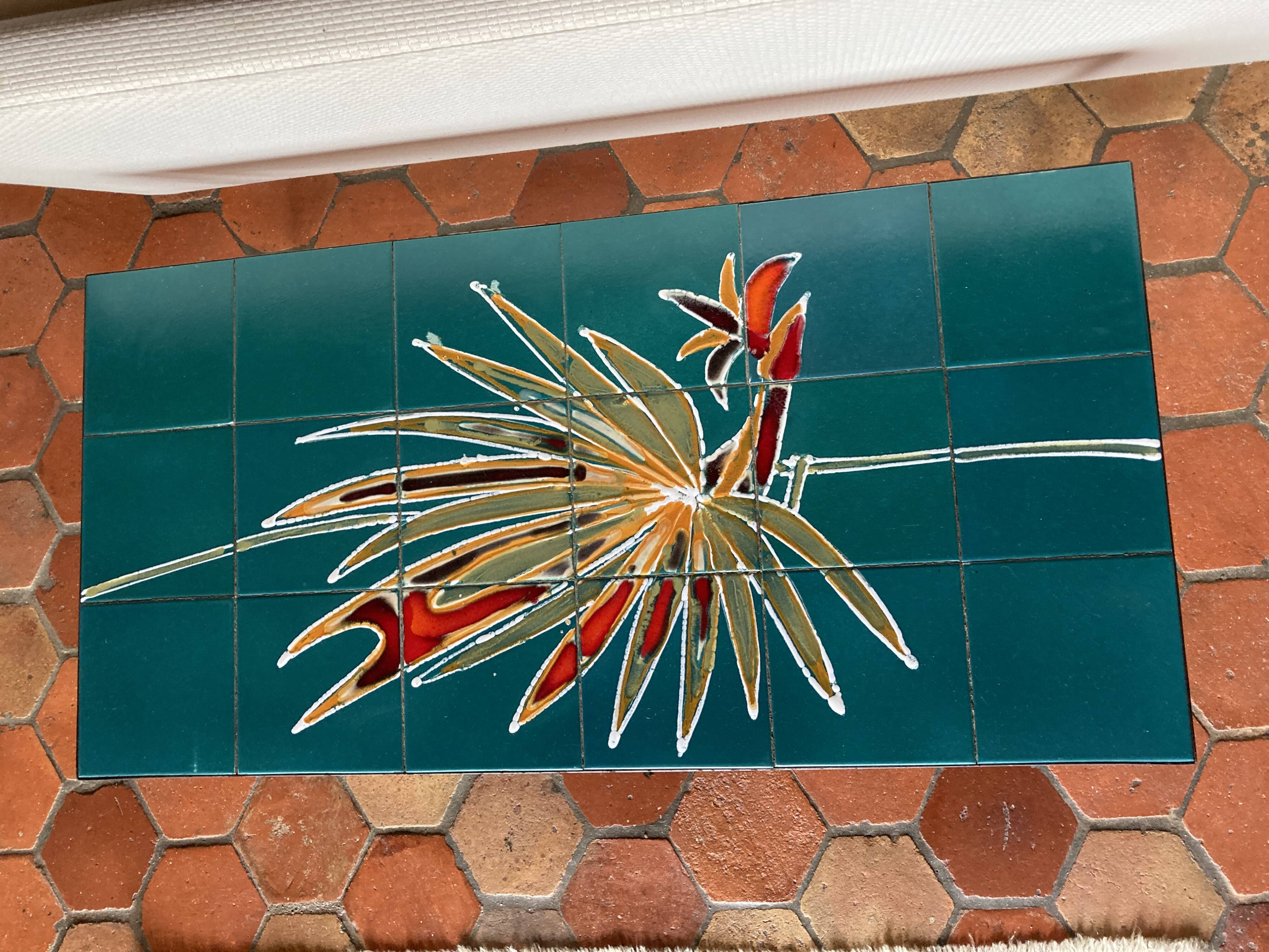 Vintage ceramic coffee table