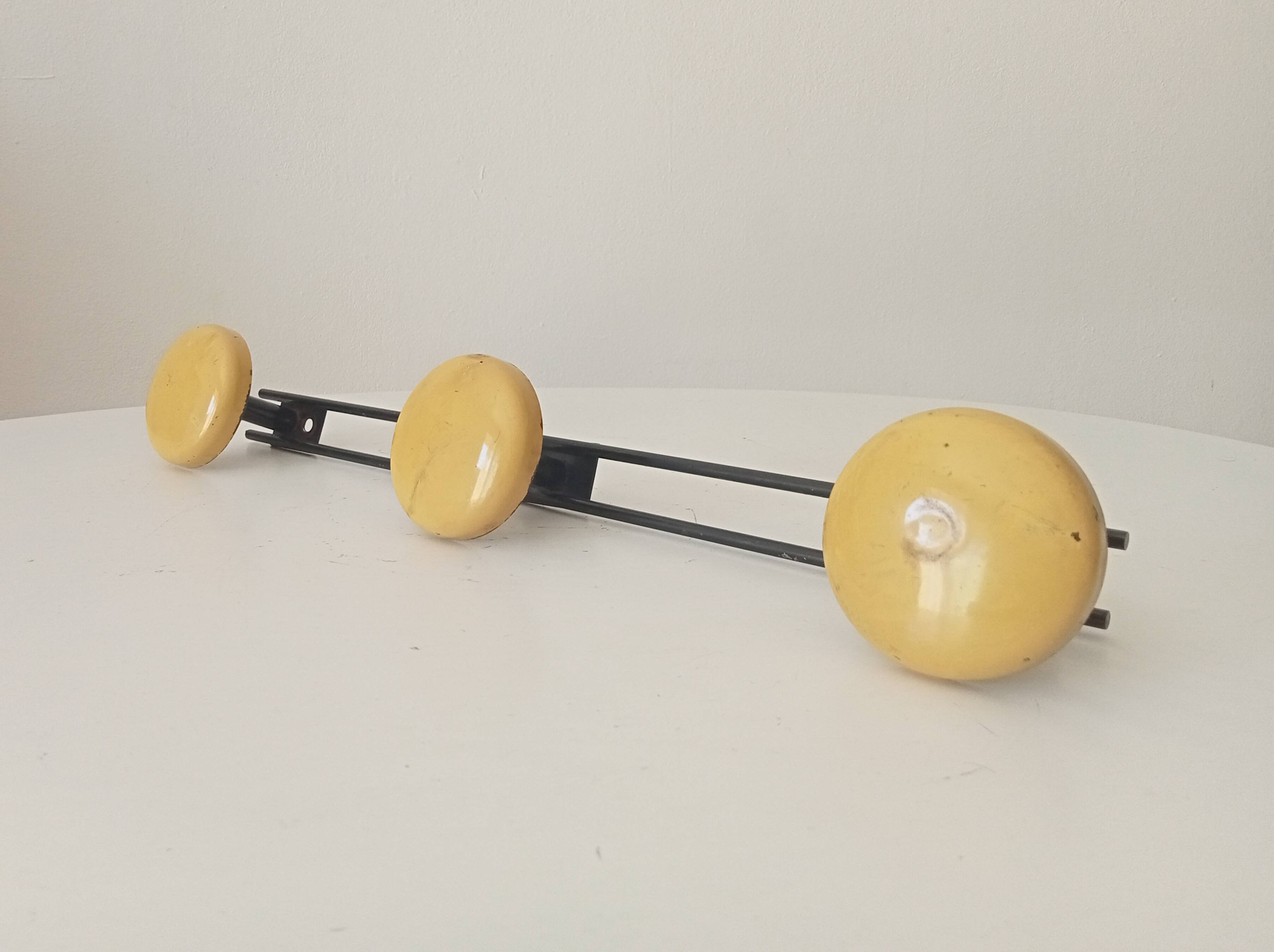 Vintage wall coat rack from the 60s/70s.