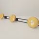 Vintage wall coat rack from the 60s/70s.