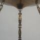 Art Deco ceiling light in copper and glass, 1940s, Germany