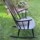 Black beech rocking chair, Stol Kamnik, 60s.