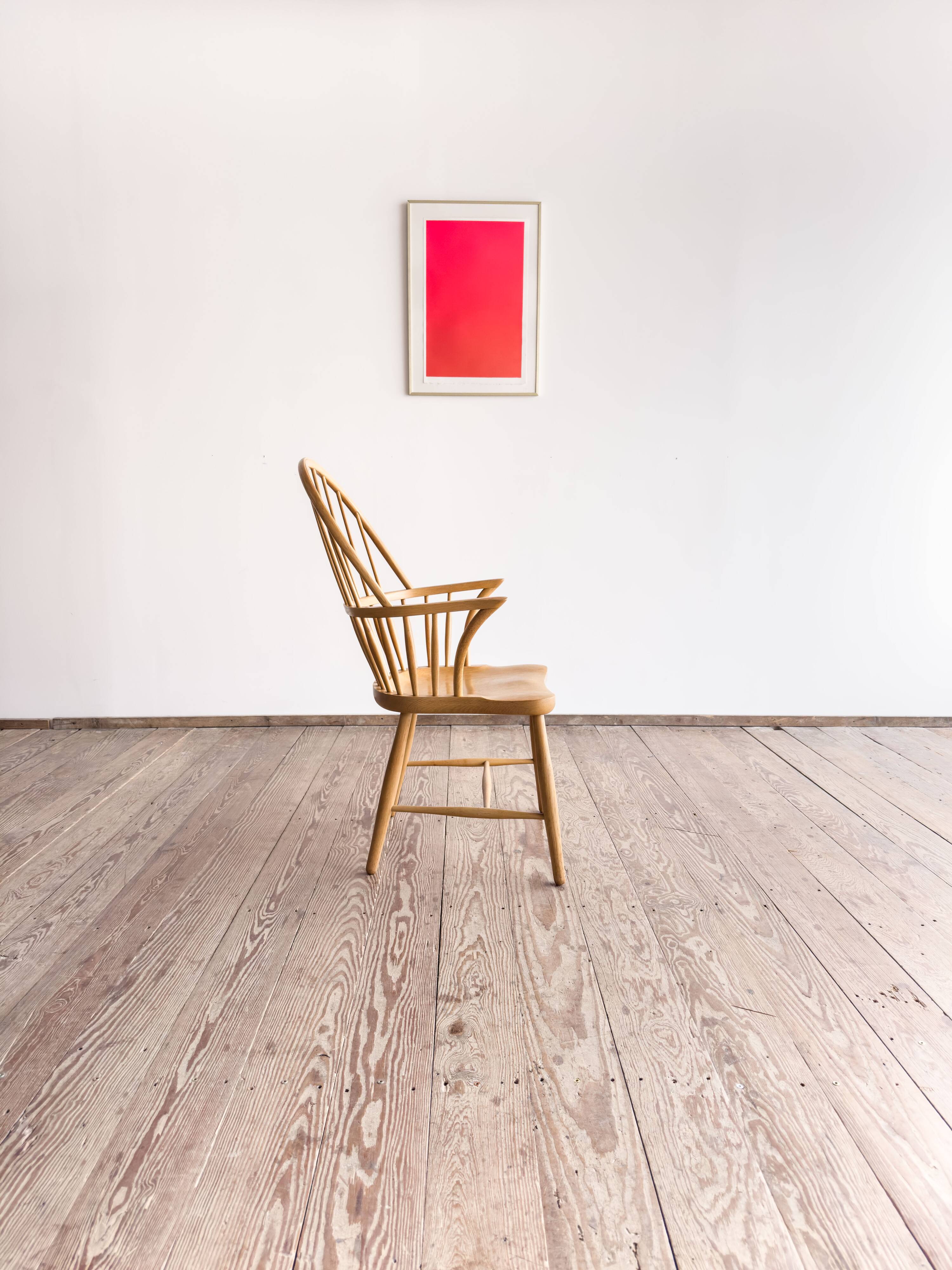 Chair by Frits Henningsen model CH18A in oak, Mid Century Design