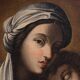 Antique Italian painting Madonna and Child from the 18th century