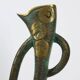 Brutalist Bronze Vase with the Twelve Signs of the Zodiac