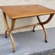 Side table on wheels Italian design 50s