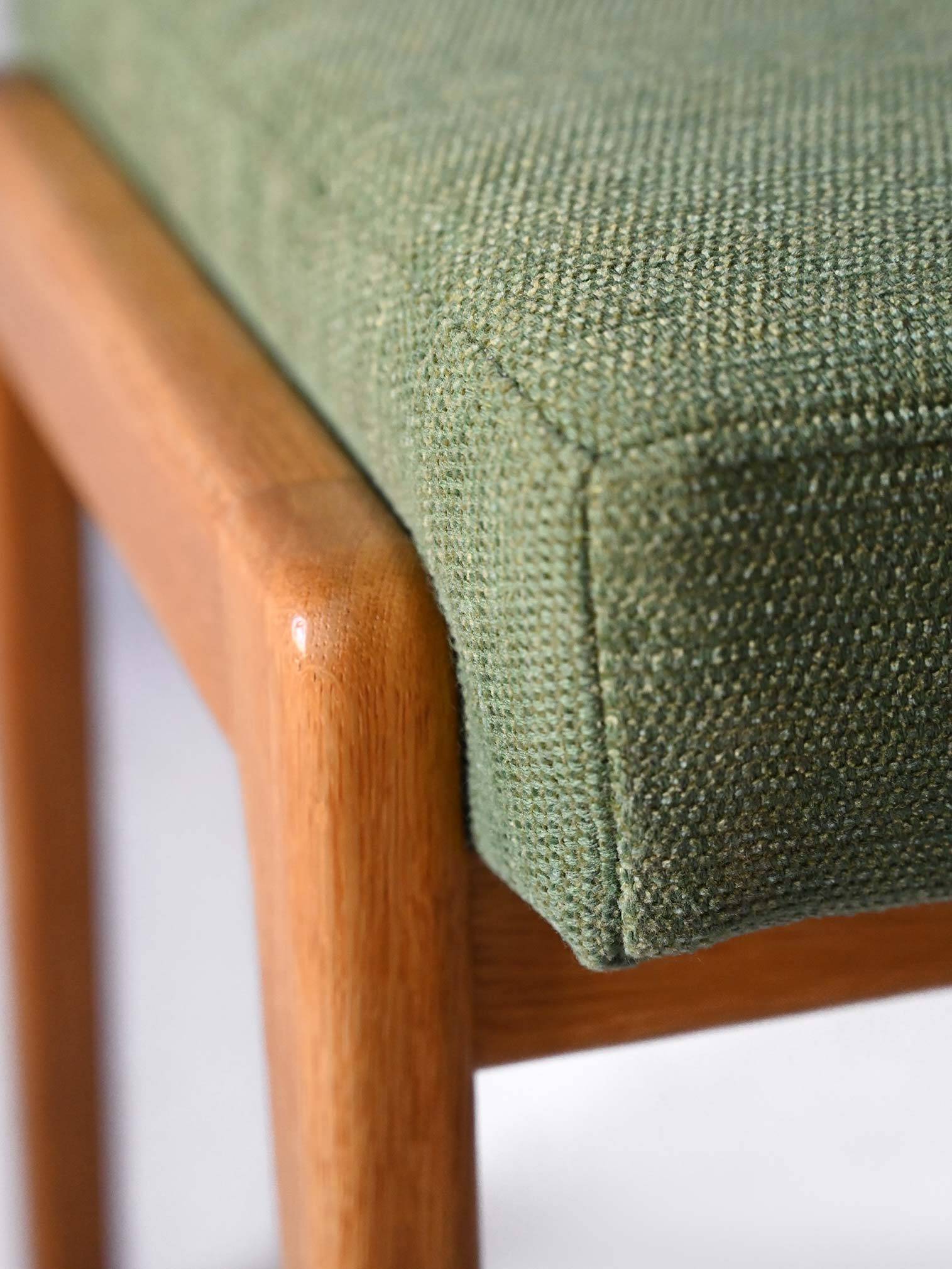Repose-pieds vert vintage