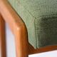 Repose-pieds vert vintage