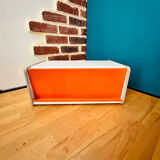 Vintage orange pop bread box 70'