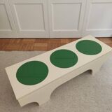 table basse, bois laquée  emiel veranneman & vasarely