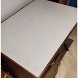 Desk from the 50s with compass feet
