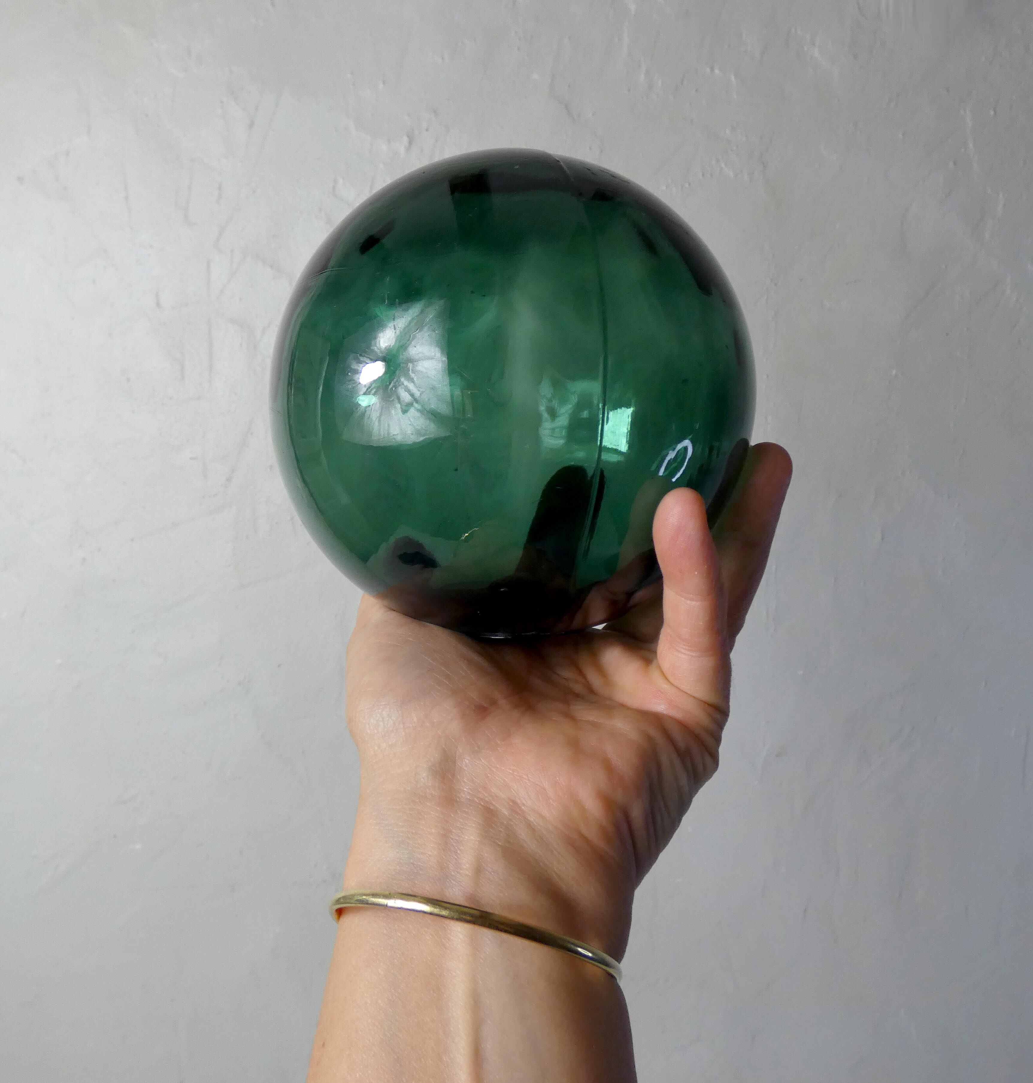 Water garden glass ball
