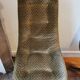 3 vintage swivel armchairs
