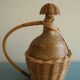 old stoneware bottle wicker vintage decoration stoneware bottle wicker