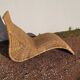 Vintage rattan chaise longue deck chair - 1970s