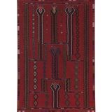 Vintage Turkish Oushak Rug Handwoven 151x235 cm