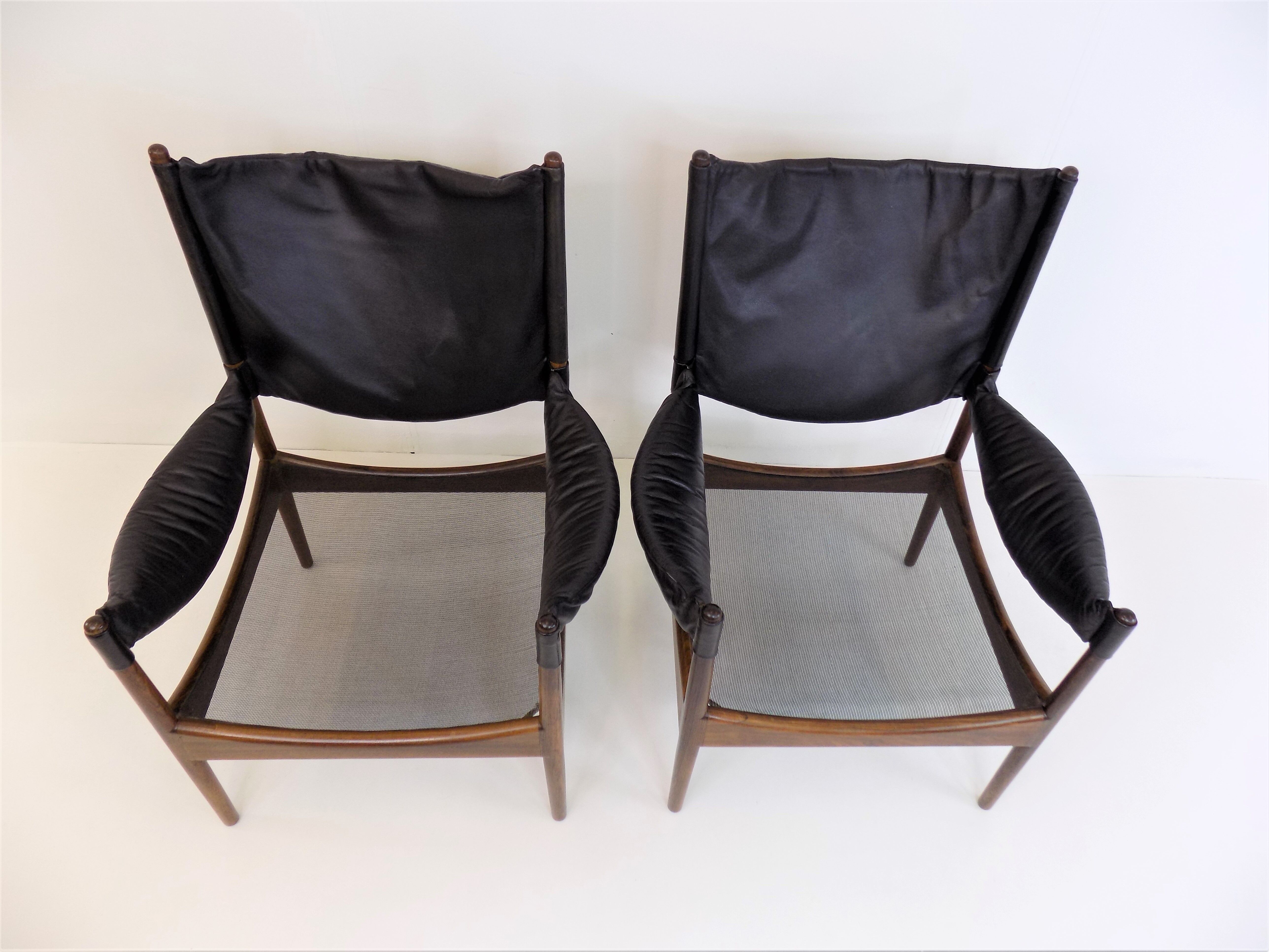 Ensemble de 2 fauteuils en cuir Modus pour Søren Willadsen, Kristian Vedel