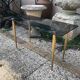 Table basse en verre 1970