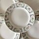 Gien flat plates, Marie José model from the 60s
