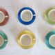 Set of 6 Saint Amand coffee cups, Trianon model, 1950s